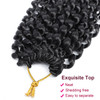 Dansama 2 Packs Passion Twist Hair Water Wave Braiding Hair for Butterfly Style Crochet Braids Bohemian Hair Extensions