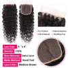 10A Water Wave Bundles with Closure 16 18 20 14 Wet and Wavy Brazilian Virgin Human Hair 3 Bundles with 4x4 Lace Closure