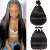 Beauty Forever Hair Brazilian Virgin Straight Hair 3 Bundles 100 Unprocessed Human Hair Weave Extensions Natural Color C
