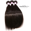Beauty Forever Hair Brazilian Virgin Straight Hair 3 Bundles 100 Unprocessed Human Hair Weave Extensions Natural Color C