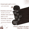 Hetto Hair Extensions Clip ins Real Human Hair Dark Brown Clip in Extensions Human Hair Brown Silky Straight 14 Inch 120