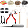 Hair Tinsel Kit 48 Inch 24 Colors 6000 strands Tinsel Hair Extensions with Tools Heat Resistant Glitter Hair Tinsel Kit