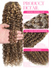 Lacer Curly Clip in Human Hair Extensions Jerry Curly 3B 3C Real Hair Clip in Extensions For Black Women Dark Brown mixe