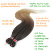 RUN SHUI Ombre Pre stretched Braiding Hair 36 Inch 4 tones Braid Hair Extensions 8 packs Multi Color Blend Braiding Hair