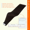 Full Shine Brown Tape in Hair Extensions Human Hair 12 Inch Short Soft Hair Extensions Tape in Color 2 Darkest Brown Dou