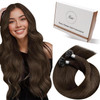 Hetto K Tip Hair Extensions Real Human Hair Medium Brown K Tips Hair Extensions Brown U Tip Human Hair Extension Soft St