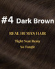 Hetto K Tip Hair Extensions Real Human Hair Medium Brown K Tips Hair Extensions Brown U Tip Human Hair Extension Soft St