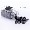 Duufin 2500 Pieces Hair Extensions Beads 50mm Micro Links Rings Silicone Lined Beads for Women Men Hair Feather Extensio