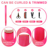 FAIRY COLOR 12 PCS Clip in Hair Extensions 20 Inch Colored Hair Extensions Party Highlights Long Straight Synthetic Hair