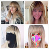 Aimole 24 Long Straight Premium Synthetic Wig Natural Ombre Wigs T6271613A Brown Blonde
