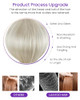 LaaVoo Tape in Hair Extensions Blonde Human Hair Tape in Extensions 60 Platinum Blonde HairExtension Tape on Real Human