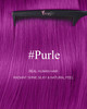 YoungSee Tape in Hair Extensions Purple Human Hair Tape in Extensions Purple 22In Colorful Tape on Hair Extension Real H
