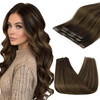 Sunny Hair Clip in Hair Extensions Real Human Hair 18 Inch Remy Hair Clip in Extensions for Women Human Hair Extensions