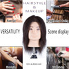 HAIRWAY Male Mannequin Head Human Hair 8 Inch Hairdresser Practice Mannequin Head with 100 Real Human Hair Cosmetology S