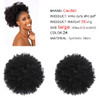 Afro Puff kinky curly Drawstring Ponytail Extension for Black Women Synthetic Short Afro Kinkys Curly Afro Bun Extension