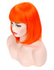 morvally Short Straight Bob Wig Heat Resistant Hair with Blunt Bangs Natural Looking Cosplay Costume Daily Wigs for Wome