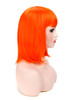 morvally Short Straight Bob Wig Heat Resistant Hair with Blunt Bangs Natural Looking Cosplay Costume Daily Wigs for Wome