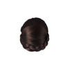 Pokinge Braided Hair Bun Hairpiece Synthetic Scrunchie Hair Chignon Bun Donut Updo Braided Hairpieces Clip in Hair for P