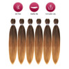 Pre Stretched Braiding Hair 22 Inch 6 Packs Professional Soft Yaki braiding Hair For Braids Hot Water Setting Synthetic