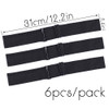 Nvunofry 6 PCS Adjustable Elastic Band for Wig Making Adjustable Wig Straps for Making Wigs DIY Wig Making Accessories 1