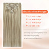 Sunny Hair Clip in Hair Extensions Real Human Hair 120g Remy Hair Clip in Extensions for Women Human Hair Extensions Dar