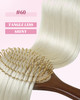YoungSee Micro Hair Extensions Human Hair Blonde Micro Loop Hair Extensions Real Human Hair Platinum Blonde 18 Inch Bead