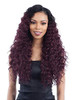 Organique Mastermix LOOSE DEEP 3PCS 141618 1B Off Black Synthetic Weave