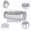 XIHIRCD 6pcs Chunni Clips With Safety Pins Stainless Steel Hidden Wig Clips for Hair Extensions Dupatta Setting Grip