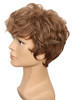 yuehong Adult Short Curly Brown Mens Wig Anime Cosplay Wig Heat Resistant Synthetic Fibers Daily Party Costume Hair