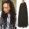 Ubeleco Passion Twist Hair18 Inch Water Wave Crochet Hair 6 Packs Passion Twists Crochet Hair for Women Long Bohemian Sy