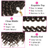 Ubeleco Passion Twist Hair18 Inch Water Wave Crochet Hair 6 Packs Passion Twists Crochet Hair for Women Long Bohemian Sy