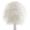 MapofBeauty 35 cm Unisex adult Fashion Holiday Fluffy Funny Show Clown Wig White
