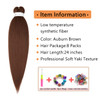 Ubeleco Pre Stretched Braiding Hair 24inch Braiding Hair 8 Packs Soft Yaki Texture No Itch Hot Water Setting Synthetic H