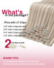 Moresoo Clip in Hair Extensions Real Human Hair Blonde Highlight Seamless Human Hair Clip in Extensions Ash Blonde with