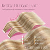 Moresoo Tape in Hair Extensions Human Hair Highlighted Blonde Hair Extensions Real Human Hair Tape in Seamless Extension
