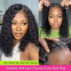 GOLFMAX Wear and Go Glueless Wigs Human Hair Pre Plucked Pre Cut Short Bob Wig Human Hair Wigs With Elastic Band For Bla