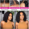 GOLFMAX Wear and Go Glueless Wigs Human Hair Pre Plucked Pre Cut Short Bob Wig Human Hair Wigs With Elastic Band For Bla