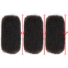 Style Icon 3 Bundles Afro Kinkys Bulk Human Hair 121212 Natural Black Afro Twist Braids Kinky Curly Extensions Dreadlock