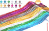 Hair Tinsel Kit 12 Colors 2500 Strands 48 Inches Sparkling Tinsel Hair Extensions with Tool Fairy Hair Tinsel for Birthd