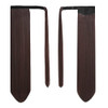 BARSDAR Brown Straight Wrap Ponytail Extension 26 Inch Long Straight Wrap Around Ponytails for Black Women Synthetic Cli