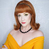 morvally Light Brown Women Retro Beehive Synthetic Hair Wigs for Ginger Cosplay Halloween Use