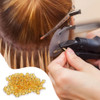 Lwuey Keratin Glue Transparent Fusion Keratin Glue Pellets Granules Beads Hot Fusions Extensions Strong Adhesion Washes