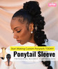 Cotton Creations Custom Ponytail Sleeve with Hair Extensions Make Your Own Ponytail