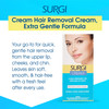 Surgiwax Facial Hair Removal Cream for Women  Depilatory Cream for Face, Neck, & Sensitive Skin, Professional Hair Remover, 1 oz online at globaldelivered