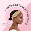 MILANO COLLECTION Wigrip Premium Lace Wig Band for Women Fully Adjustable Reinforced Lace Wig Grip Band by Hairline Comf