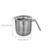 Angoily Egg Separator Stainless Steel Egg Yolk White Separator Tool Divider Sieve Kitchen Gadget 1500ml Dividing Bucket