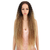 Style Icon 38 Long Curly Wig Lace Front Wigs Synthetic Wigs with Baby Hair Half Hand Tied 130 Density Hair Replacement W