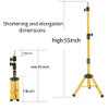 AliLeader Heavy Duty Wig Stand Tripod 55 Inch Aluminum Adjustable Wig Stand with Rotatable Metal Head for Hairdressing E