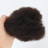 ZigZag Hair Afro Kinky Bulk Human Hair Natural Black 1B 30Gram Tight Kinky Bulk Afro Hair Ideal for Making or Repairing