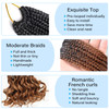 14 Inch 7 Packs French Curl Crochet Braids for Black Women Short Pre Looped French Curly Braiding Hair for Box Braids Cr